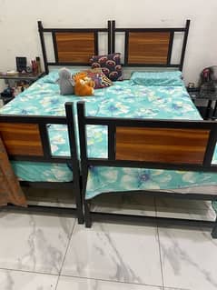 iron single bed