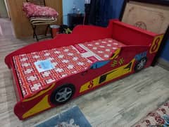 Car Design Single Bed with Mattress 0