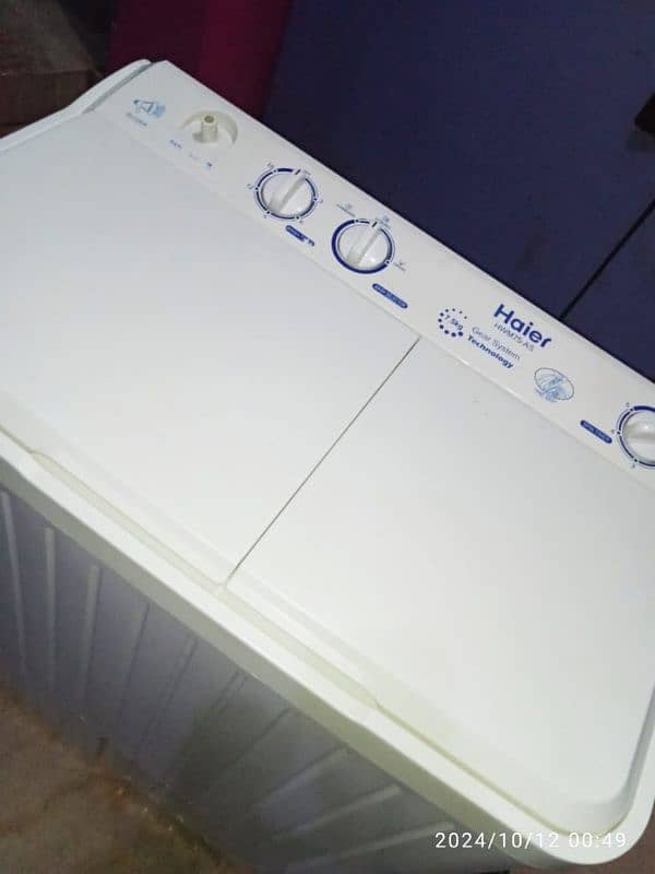 Haier washing machine twin tub model number 2