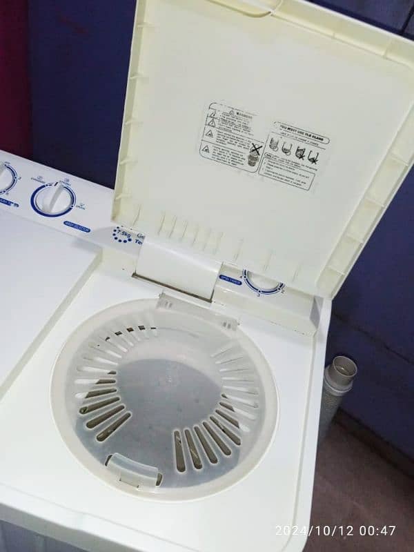 Haier washing machine twin tub model number 11