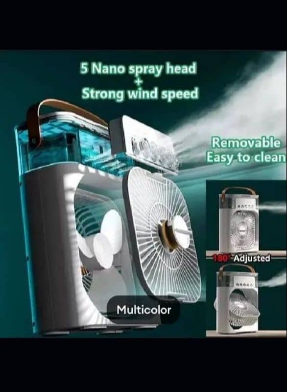 Portable Air Fan With Humidifiers 0