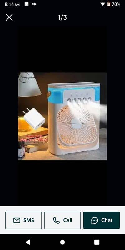 Portable Air Fan With Humidifiers 3