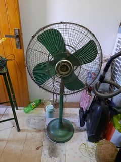 Green Colored Pedestial Fan