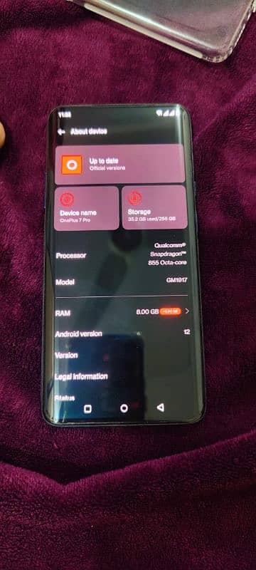 one plus 7pro 8/256 3