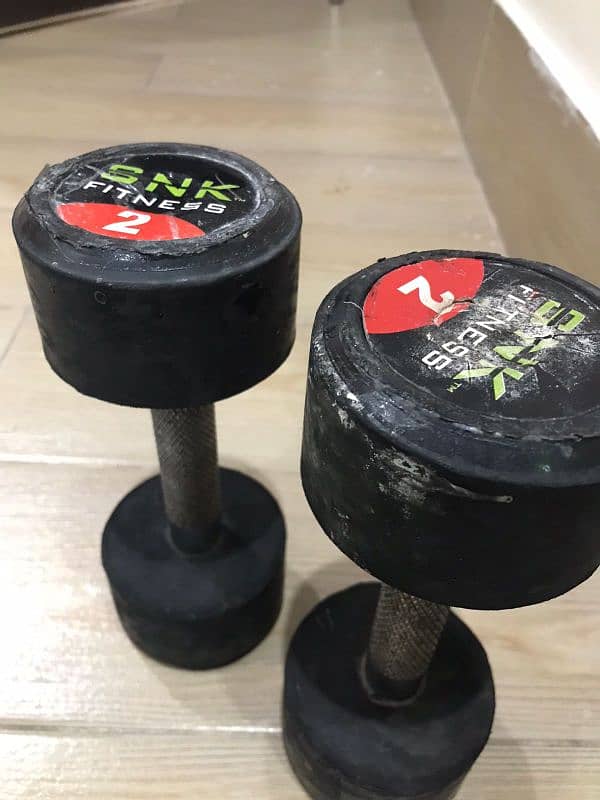 Dumbbells 2kg each 2