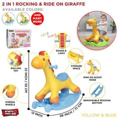 Rocking Riding Giraffe