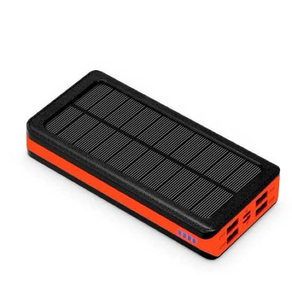 Solar Power Bank 30000 mAh Portable Charger Battery Pack with 32 LEDs 5