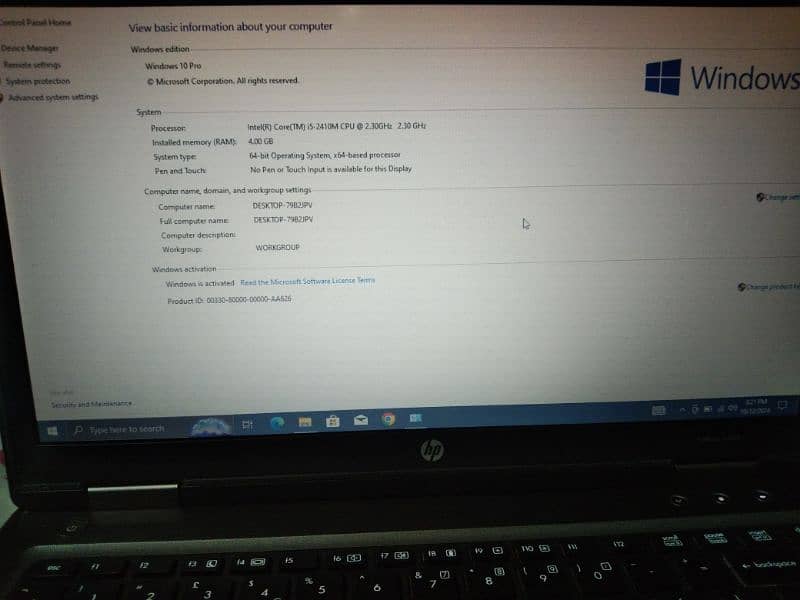 HP elitebook model 6460b core i5 2nd generation 2