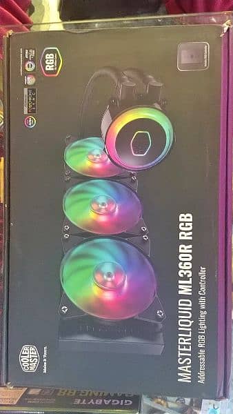 CORE i7-7700 GIGABYTE GA-B8 16Gb DDR4 COOLERMASTER LIQUID CPU COOLER 4