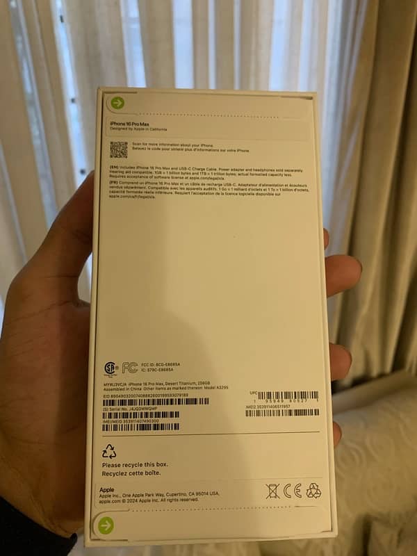 Iphone 16 pro max 256 Non pta 2