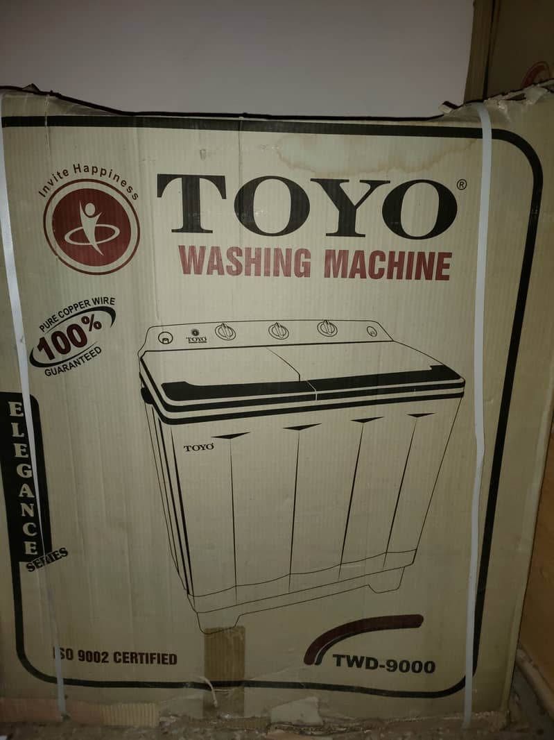 New Toyo 2 in 1 Washing Machine 0