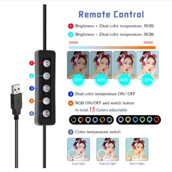 RGB Soft Ring Light MJ-33: Transform Your Lighting Experience 2