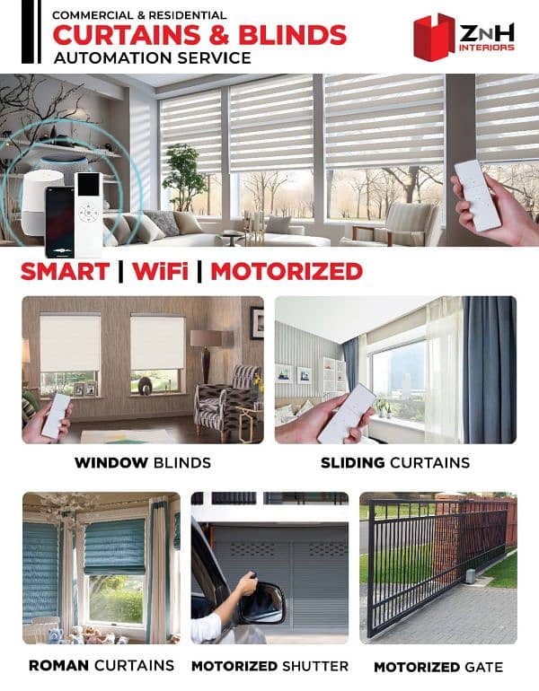 Blinds | Curtain Motor | Wifi Tubular Motors 0