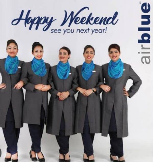 Need Air Hostess Staff for Air Blue 6