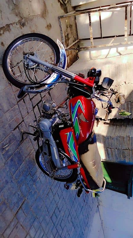 Honda CD 70 in good condition with Janine parts 4