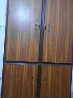 wooden wardrobe