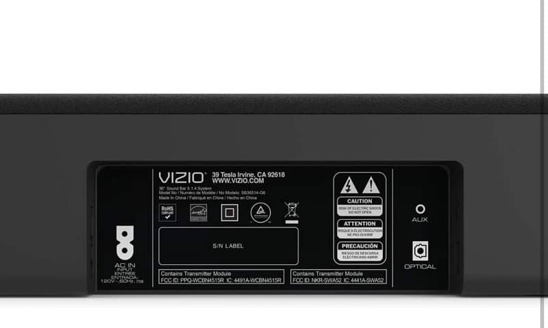 VIZIO SB36514-G6 5.1. 4 channel  (Dolby Atmos) home theater soundbar 10