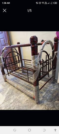 Iron baby cot