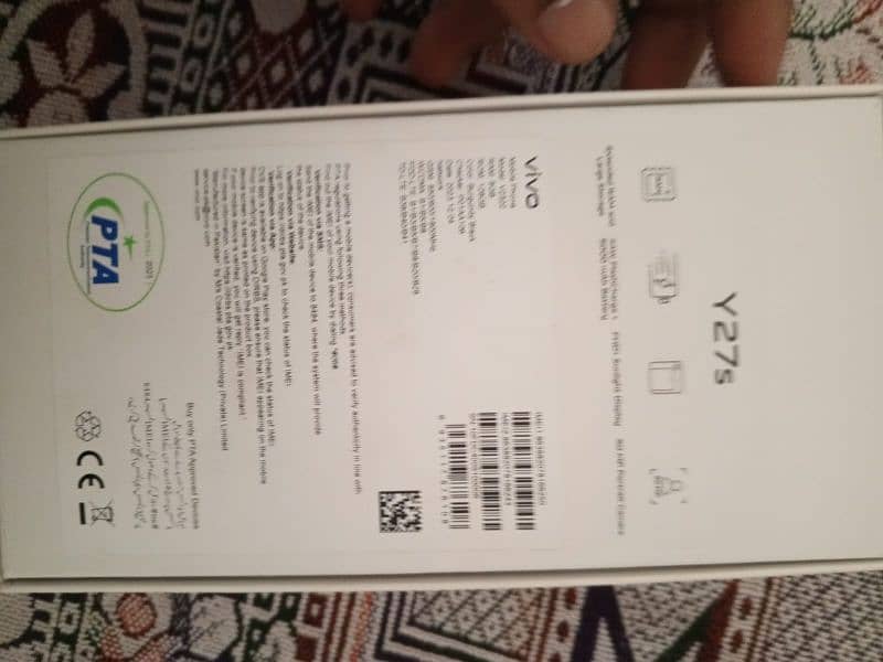 vivo y27s 10/10 condition with in warranty 2