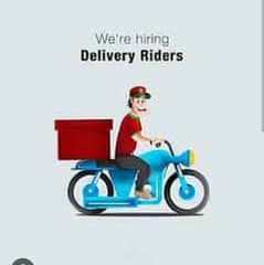 Delivery Rider Required in Gulshan-e-iqbal