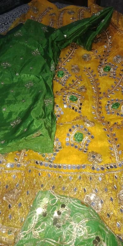 Mehandi Lehnga For Sell 1