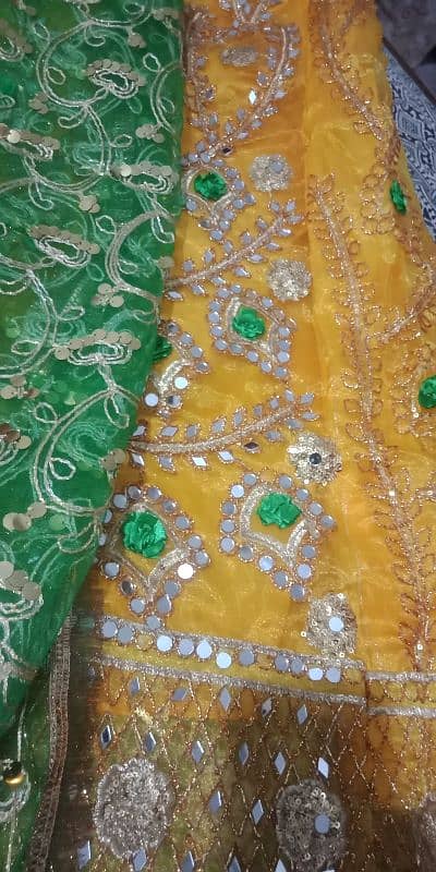 Mehandi Lehnga For Sell 4