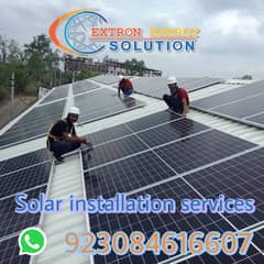 Solar Ongrid and Hybrid installation services available