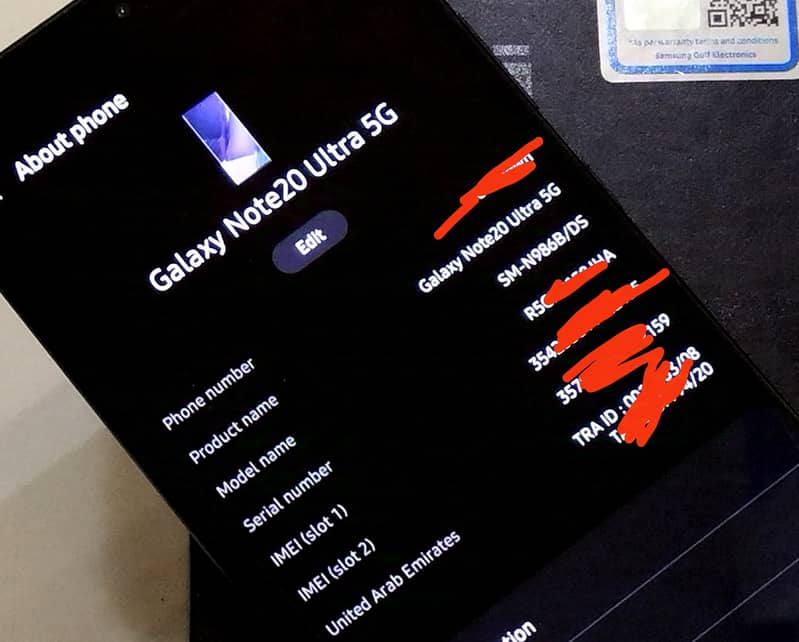 Note 20 Ultra (12gb ram) 6