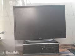 1. "HP PC + Acer LED Monitor - Complete Desktop Setup for Sale"