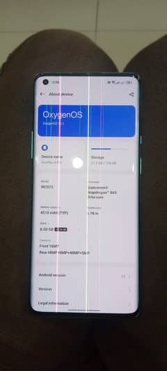 One plus 8pro PTA Approved 8+4 Ram 128Gbrom