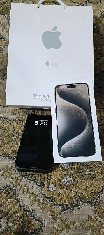 Iphone 15 pro max 256 GB non PTA 0