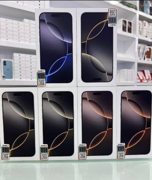 Iphone 16 Pro Max PTA Approved Official Mercantile Box Pack 16 Plus 15 0