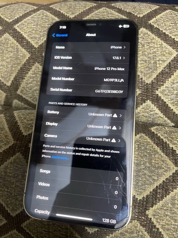 iphone 12 pro max Foctry unlock 128 NoN pTA 1