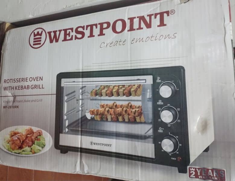 Westpoint Rotisserie oven with Kabab Grill 0