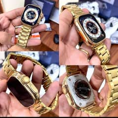 HK 9 ultra Gold Smart Watch 0