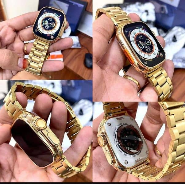 HK 9 ultra Gold Smart Watch 0