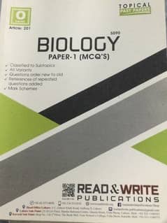 BIOLOGY OLEVEL READ AND WRITE PAST PAPERS