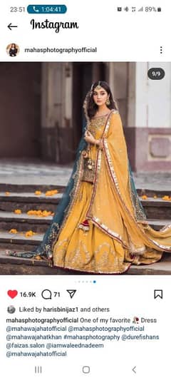 Mehndi and Walima dresses