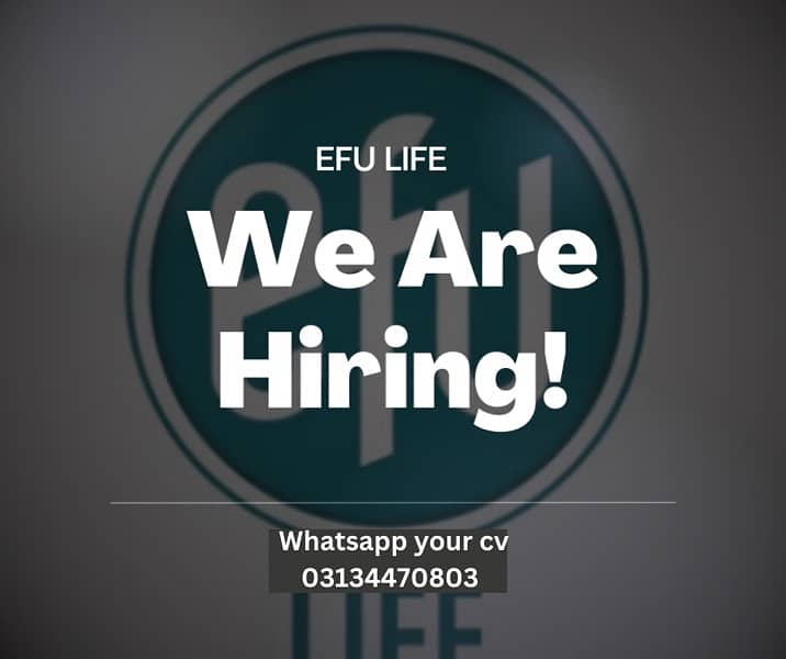 WE ARE HIRING 0