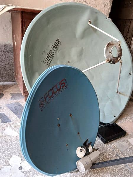 Dish antenna with accessories 1