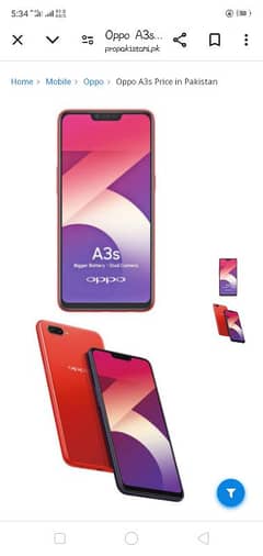 oppo a3s 3Gb 32GB