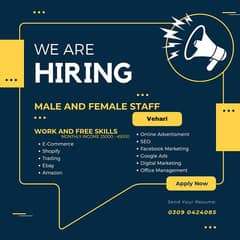 Need Male and Female staff