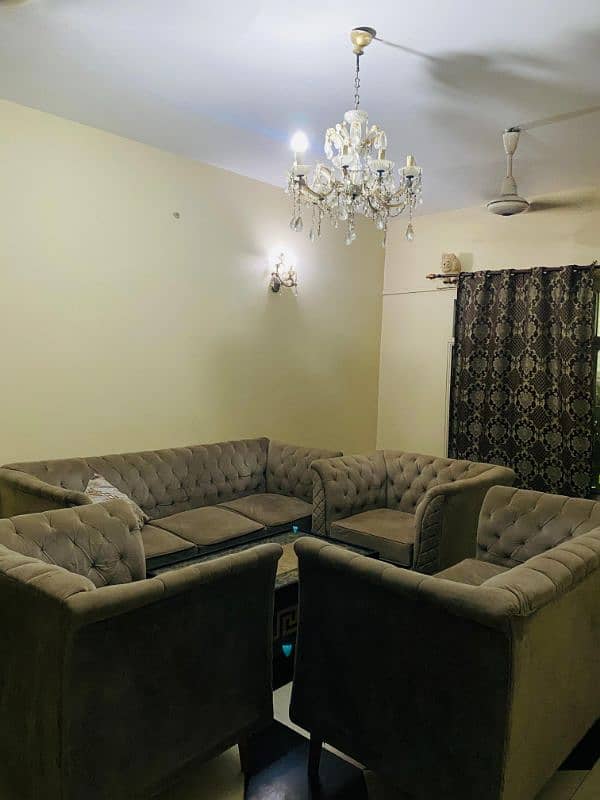 7 Seater Sofa With Table 0