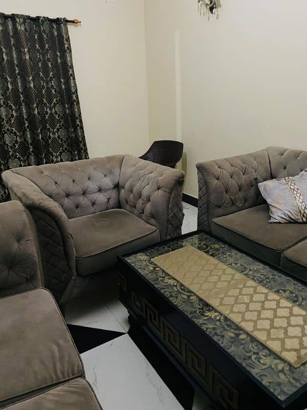 7 Seater Sofa With Table 4