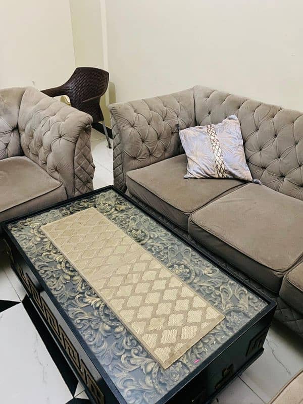 7 Seater Sofa With Table 8