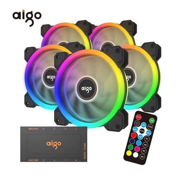 Aigo DR12    7 RGB Pc cooling fans 2