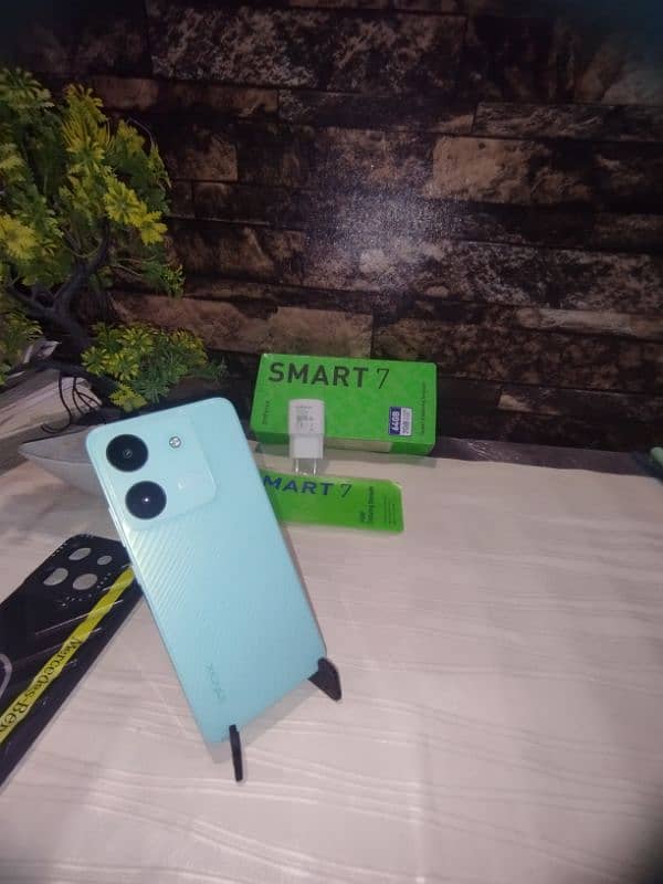 infinix smat 7 Box and Charger 10/10 mobile 15