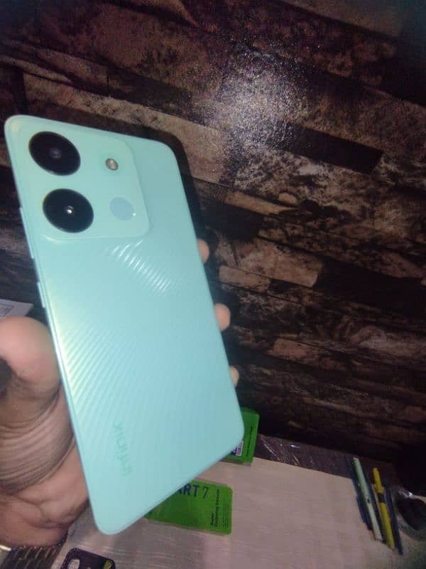 infinix smat 7 Box and Charger 10/10 mobile 17