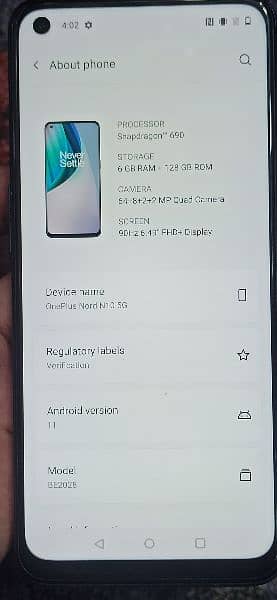 OnePlus Nord N10 5G 6GB 128GB 5