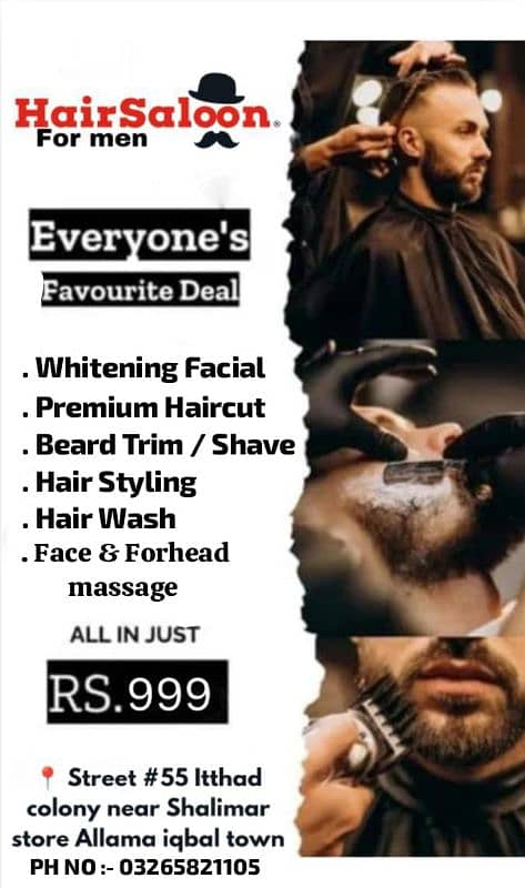 saloon service at your doorstep and shop 1